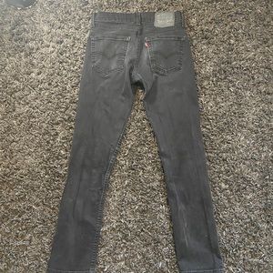 Levi’s 511’ black jeans.